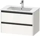 Duravit Ketho.2 Servantskap, 2 Skuffer 810x480 mm, Hvit H&#248;yglans