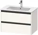 Duravit Ketho.2 Servantskap, 2 Skuffer 810x480 mm, Hvit Matt