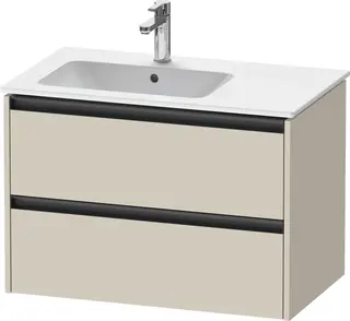 Duravit Ketho.2 Servantskap, 2 Skuffer 810x480 mm, Basseng venstre