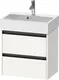 Duravit Ketho.2 Servantskap, 2 Skuffer 584x390 mm, Hvit Matt