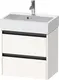 Duravit Ketho.2 Servantskap, 2 Skuffer 584x390 mm, Hvit Matt