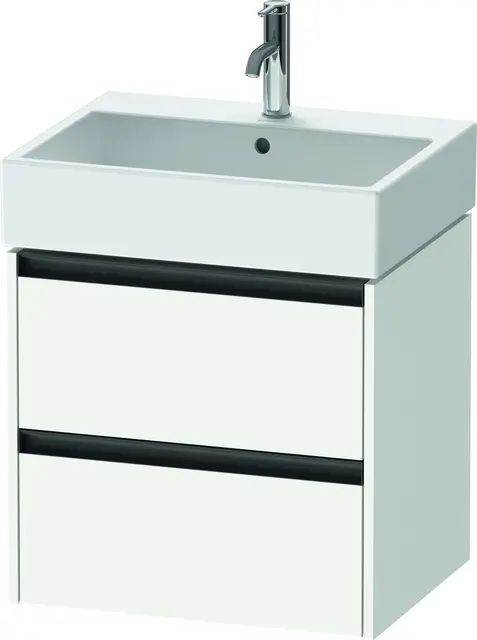 Duravit Ketho.2 Servantskap, 2 Skuffer 584x460 mm, Hvit Matt 