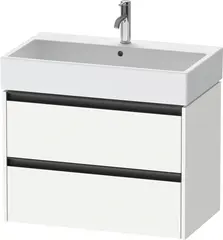 Duravit Ketho.2 Servantskap, 2 Skuffer 784x460 mm, Hvit Matt