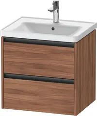 Duravit Ketho.2 Servantskap, 2 Skuffer 584x455 mm, Valn&#248;tt