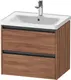 Duravit Ketho.2 Servantskap, 2 Skuffer 634x455 mm, Valn&#248;tt