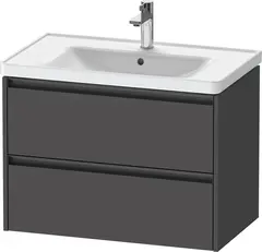 Duravit Ketho.2 Servantskap, 2 Skuffer 784x455 mm, Grafitt Matt