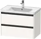 Duravit Ketho.2 Servantskap, 2 Skuffer 784x455 mm, Hvit Matt