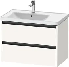 Duravit Ketho.2 Servantskap, 2 Skuffer 784x455 mm, Venstre, Hvit Matt