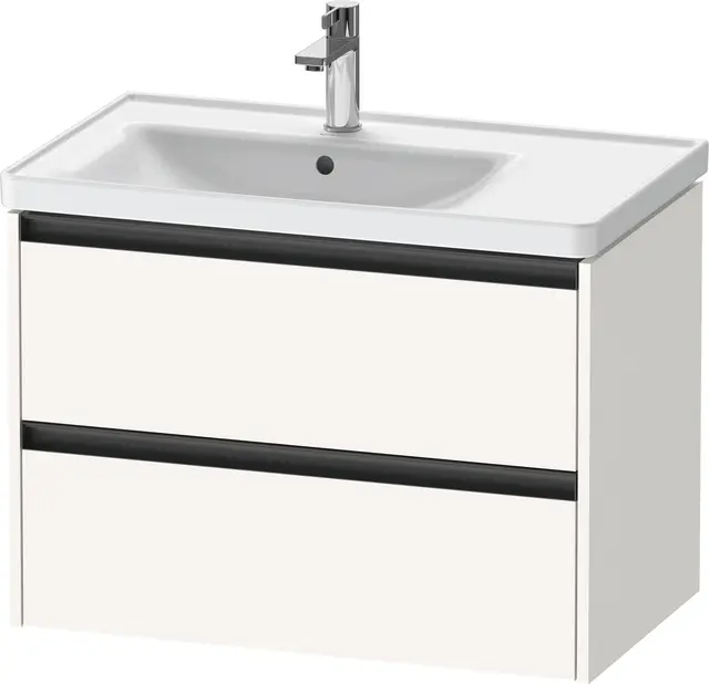 Duravit Ketho.2 Servantskap, 2 Skuffer 784x455 mm, Venstre, Hvit Matt 