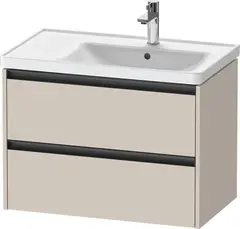 Duravit Ketho.2 Servantskap, 2 Skuffer 784x455 mm, H&#248;yre, Taupe