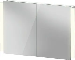 Duravit Ketho.2 Speilskap m/LED-Lys 1000x700 mm, dimmer og stikk, Hvit Matt