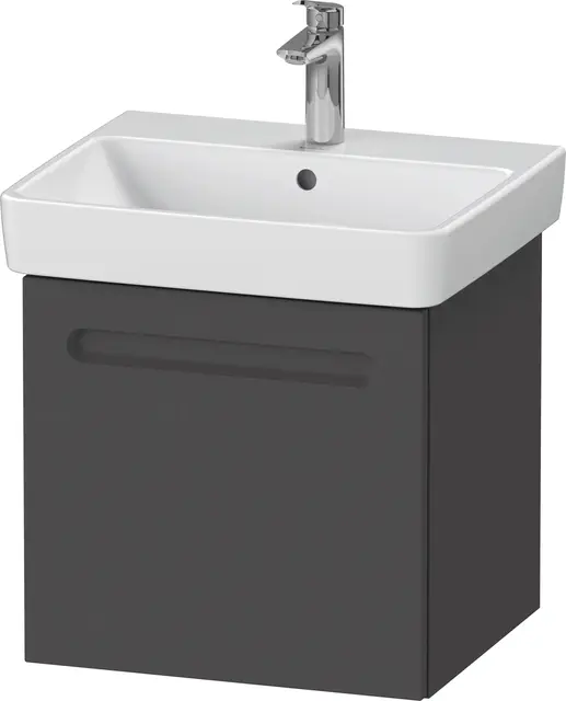 Duravit No.1 Servantskap, 1 Skuff 490x426 mm, Grafitt Matt 