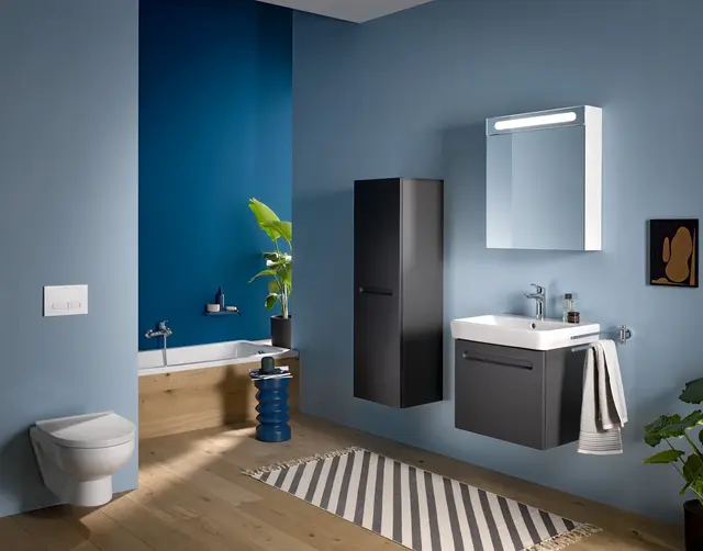 Duravit No.1 Servantskap, 1 Skuff 490x426 mm, Grafitt Matt 