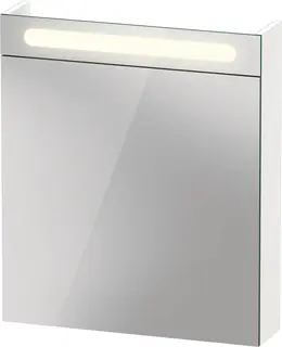 Duravit No.1 Speilskap m/LED-Lys 600x700 mm, Venstre, Hvit Matt