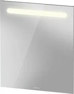 Duravit No.1 Speil m/LED-Lys 600x700 mm, Hvit Matt