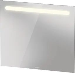 Duravit No.1 Speil m/LED-Lys 800x700 mm, Hvit Matt