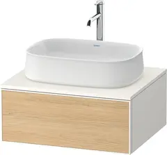 Duravit Zencha Servantskap, 1 Skuff 650x550 mm, Eik Natur/Hvit