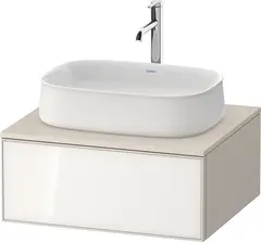 Duravit Zencha Servantskap, 1 Skuff 650x550 mm, Hvit/Taupe