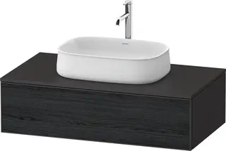 Duravit Zencha Servantskap, 1 Skuff 1000x550 mm, Sort Eik/Grafitt