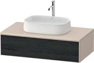 Duravit Zencha Servantskap, 1 Skuff 1000x550 mm, Sort Eik/Taupe