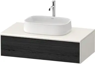 Duravit Zencha Servantskap, 1 Skuff 1000x550 mm, Sort Eik/Hvit