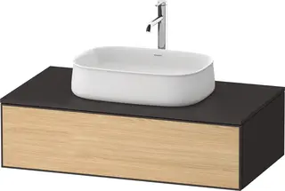 Duravit Zencha Servantskap, 1 Skuff 1000x550 mm, Eik Natur/Grafitt