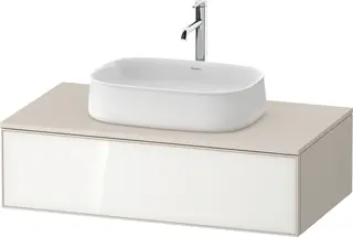 Duravit Zencha Servantskap, 1 Skuff 1000x550 mm, Hvit/Taupe