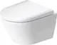 Duravit Compact D-Neo Vegghengt toalett 370x480 mm, Rimless, Hvit