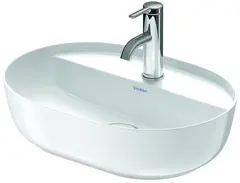 Duravit Luv Toppmontert servant 490x350 mm, 1 bl.hull, u/o.l, Gr&#229; m/WG