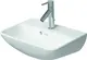 Duravit ME by Starck Vegghengt servant 450x320 mm, 1 bl.hull, m/overl&#248;p, Hvit