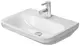 Duravit DuraStyle Vegghengt servant 600x440 mm, 1 bl.hull, u/o.l, Hvit m/WG