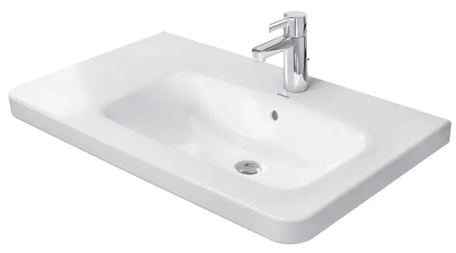 Duravit DuraStyle Møbelservant 800x480 mm, 1 bl.hull, m/overløp, Hvit 