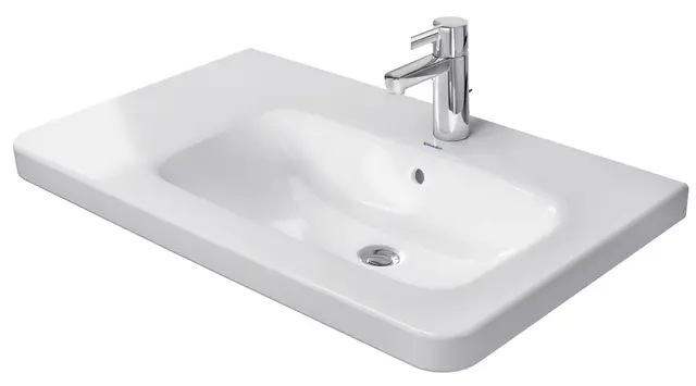 Duravit DuraStyle Møbelservant 800x480 mm, 1 bl.hull, m/o.l, Hvit m/WG 