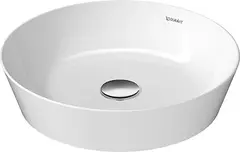 Duravit Cape Cod Toppmontert servant 430x430 mm, u/bl.hull, u/o.l, Hvit m/WG