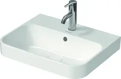 Duravit Happy D.2 Plus Toppmontert serv. 500x400 mm, u/bl.hull, m/o.l, Antrasitt