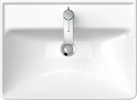 Duravit D-Neo Vegghengt Servant 600x440 mm, 1 bl.hull, m/o.l, Hvit 