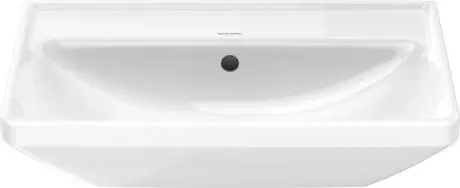 Duravit D-Neo Vegghengt Servant 600x440 mm, 1 bl.hull, m/o.l, Hvit 