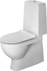 Duravit DuraStyle Gulvstående toalett 360x655 mm, Rimless, Hvit