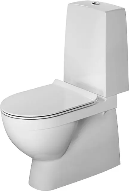 Duravit DuraStyle Gulvstående toalett 360x655 mm, Rimless, Hvit 
