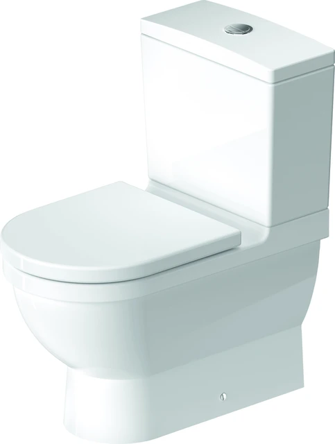 Duravit Starck 3 Gulvstående toalett 370x660 mm, Hvit med WonderGliss 