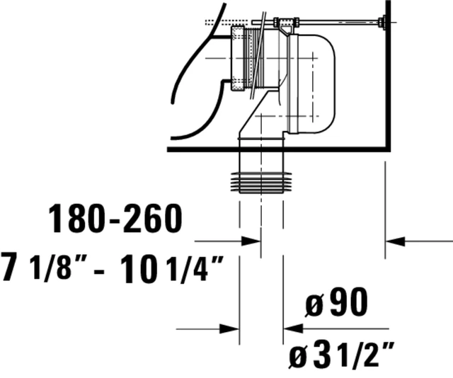 Duravit Starck 3 Gulvstående toalett 370x660 mm, Hvit med WonderGliss 