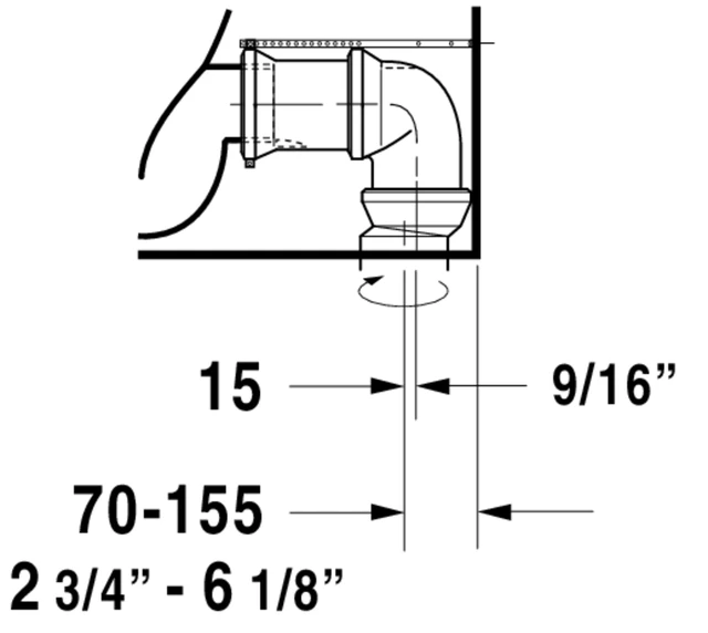 Duravit Starck 3 Gulvstående toalett 370x660 mm, Hvit med WonderGliss 