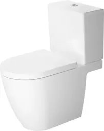 Duravit ME by Starck Gulvstående toalett 370x650 mm, Hvit med HygieneGlaze