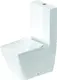 Duravit Viu Gulvst&#229;ende toalett 370x650 mm, Rimless, Hvit