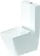 Duravit Viu Gulvst&#229;ende toalett 370x650 mm, Rimless, Hvit m/WG
