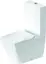Duravit Viu Gulvst&#229;ende toalett 370x650 mm, uten skyllekant (Rimless)