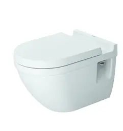 Duravit Starck 3 Vegghengt toalett 365x540 mm, Hvit med HygieneGlaze