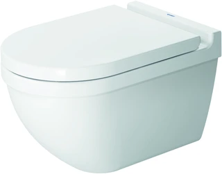 Duravit Starck 3 Vegghengt toalett 360x540 cm, uten skyllekant, skjult fest