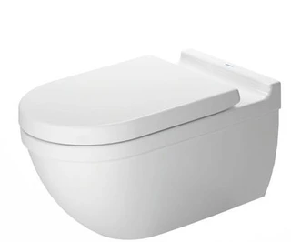 Duravit Starck 3 Vegghengt toalett 370x620 mm. Lang modell