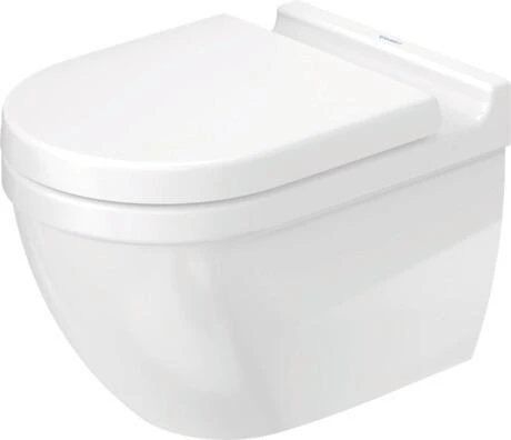 Duravit Starck 3 Vegghengt toalett 360x540 mm, uten skyllekant, Hvit 